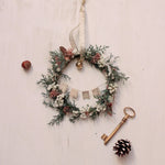 "frohes Fest" - zarter Kranz
