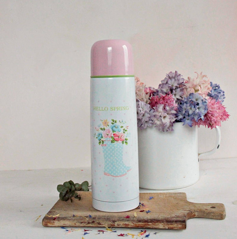 GreenGate Thermosflasche Josefina Summer White