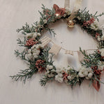 "frohes Fest" - zarter Kranz