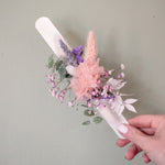 Lilac skies- Armband mit Trockenblumen