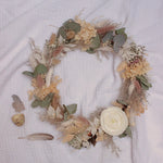 Windhauch - Kranz aus Trockenblumen