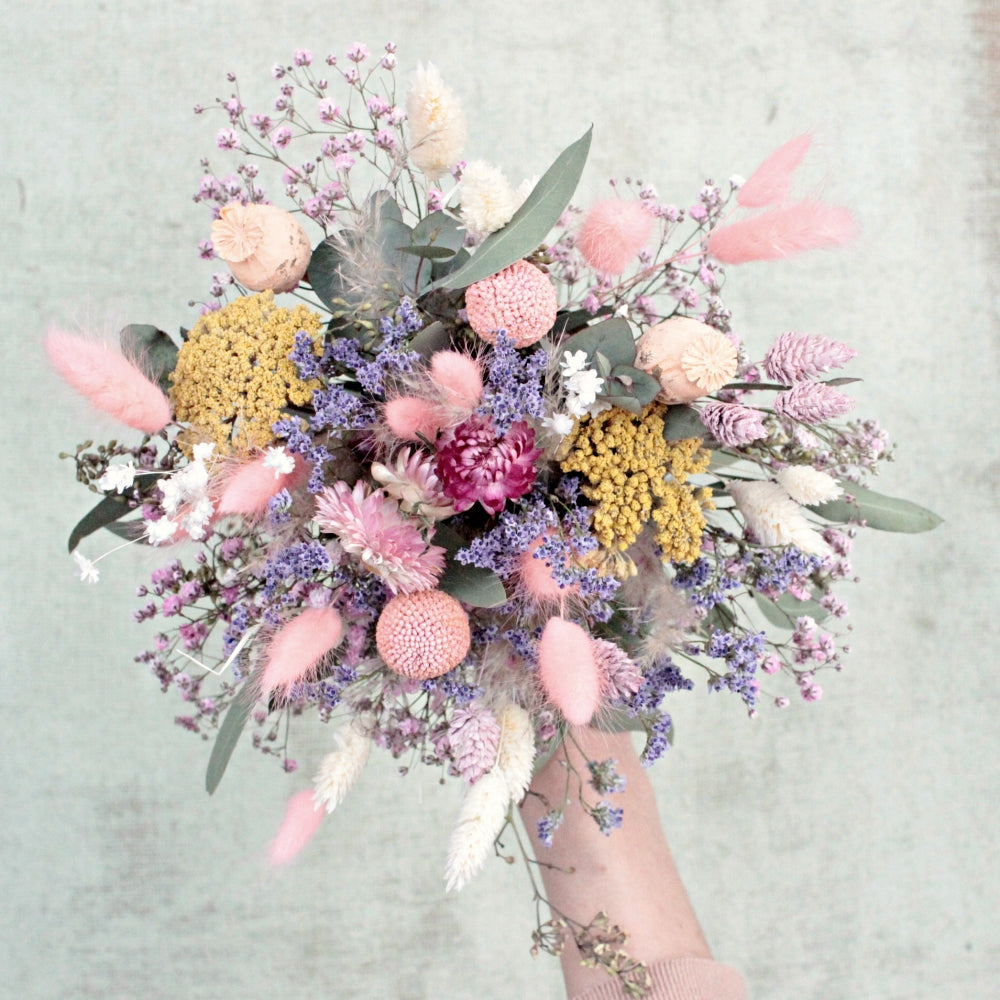 Laura- Trockenstrauß – Annas Blumenpoesie