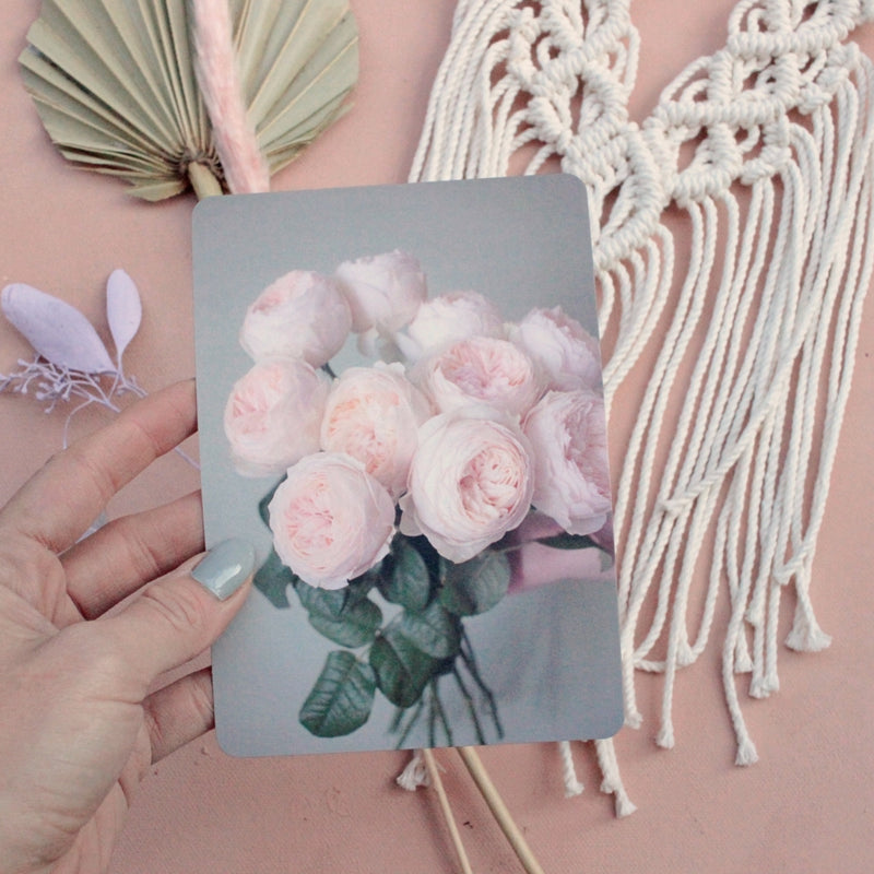 Postkarte `la vie en rose`