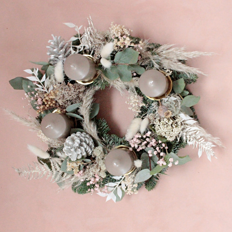 Adventskranz Winterliebe