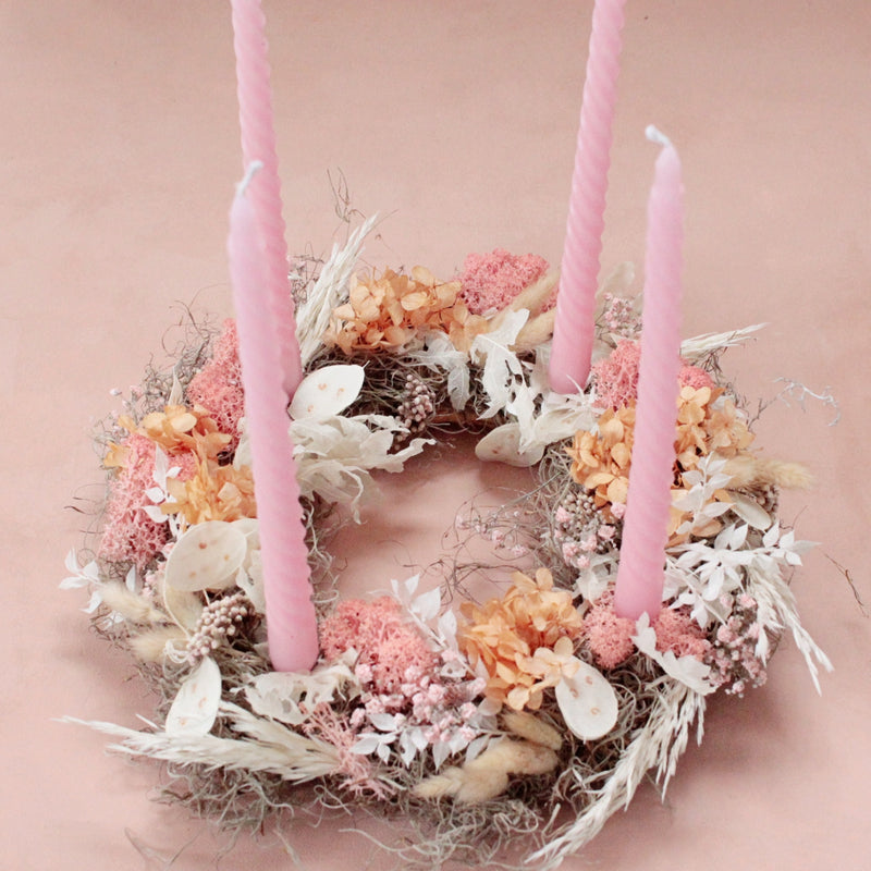 Adventskranz "floral winter"